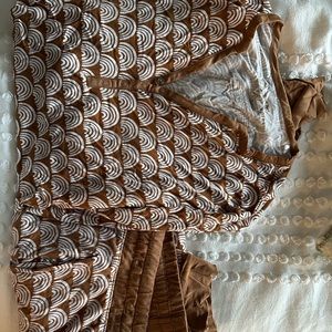 Little Sleepies Women’s Pajama Set - Rust Rainbows